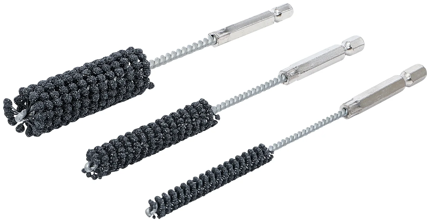 BGS Finslibningssæt | fleksibel | 6,3 mm (1/4") | Kornstørrelse 60 / 80 | 8 - 12 - 20 mm | 3 dele