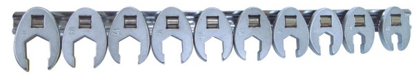 BATO Kråkfots nyckelsats 3/8" 10-19mm. 10 delar.