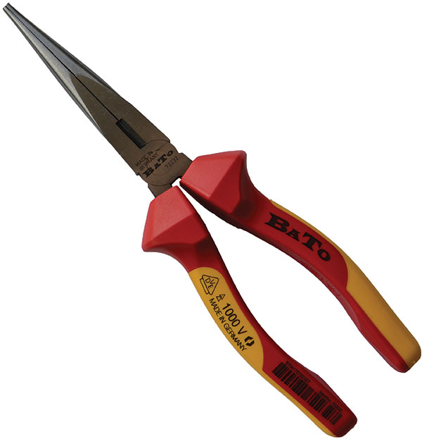 BATO VDE 1000V Snipe nose pliers straight 2K 200mm