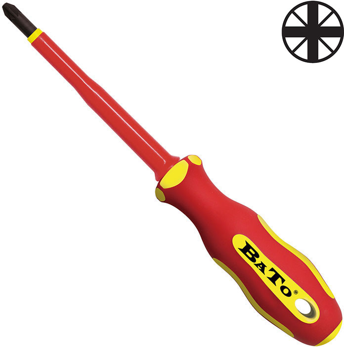 BATO VDE 1000V Screwdriver PZ0 x 60mm.