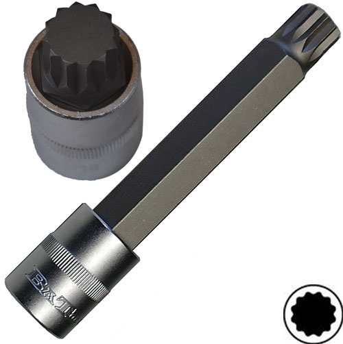 BATO Stifthyls lång 1/2" XZN M5.