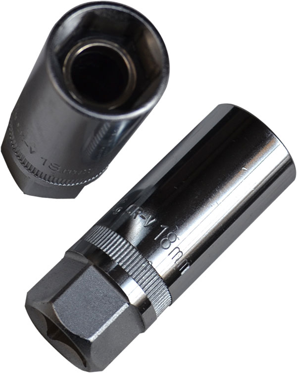 BATO Sparking plug socket 1/2" x 18mm 6 edge.