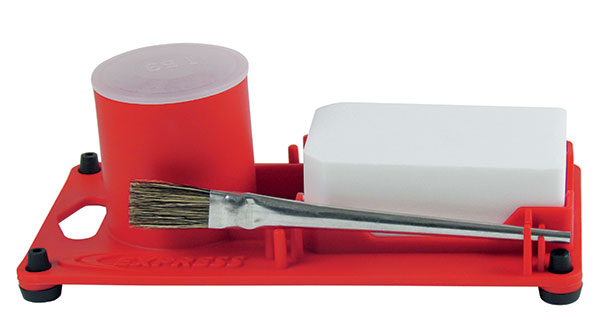 EXPRESS Holder for stone and flux with brush 