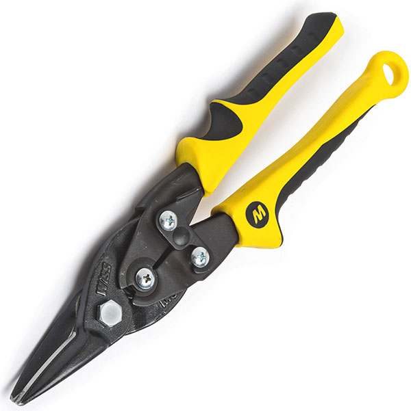 Wiss sheetmetal snip XL, yellow, straight 