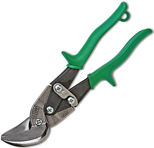 Wiss Metalmaster® offset pladesaks, grøn, højre og lige