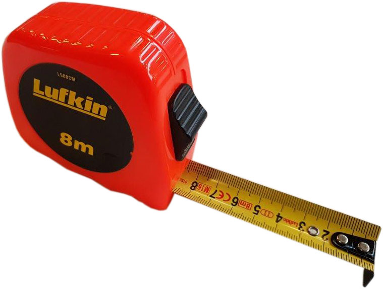 Lufkin 25mm x 8m L500 Series Orange Power målebånd