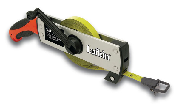 Lufkin 13mm x 30m Frame Measure Long Tape, metric and inch.