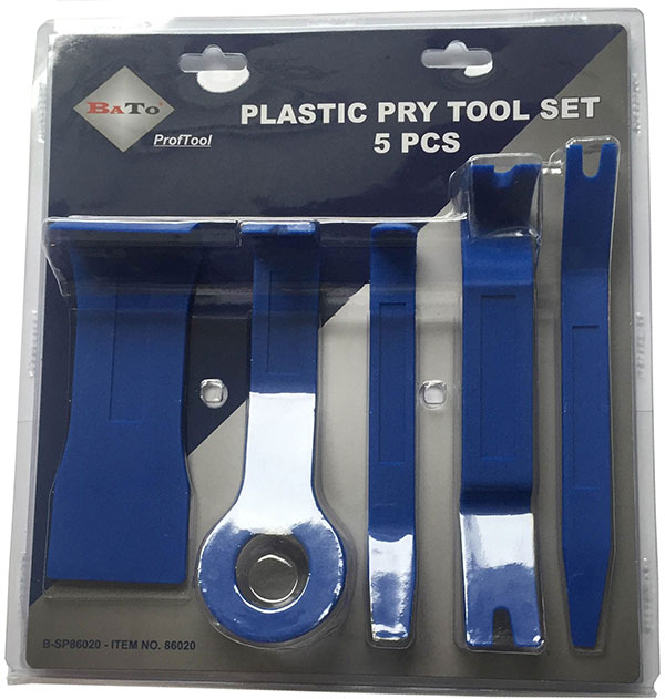 BATO Wedge set speciel synthetic plastics different forms, 5 parts.