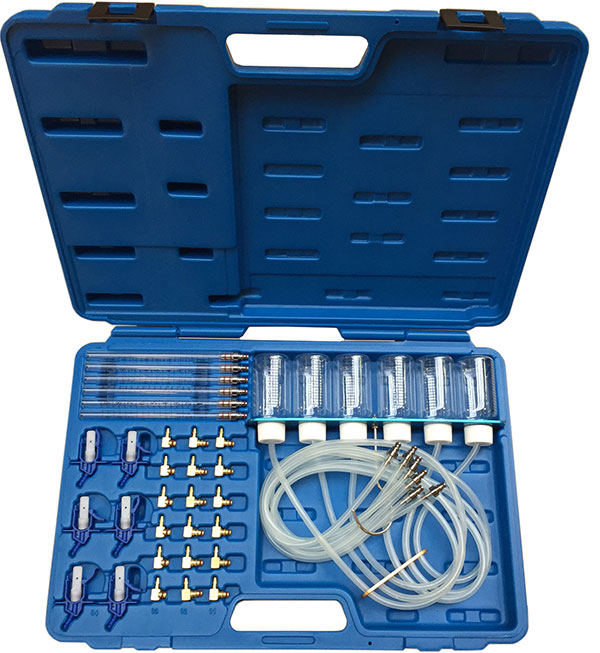 BATO Common Rail diagnosis set with 24 adapters.