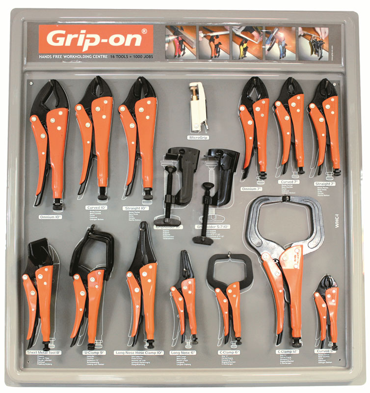 GRIP-ON Hands-free workshop set, 16 pcs.