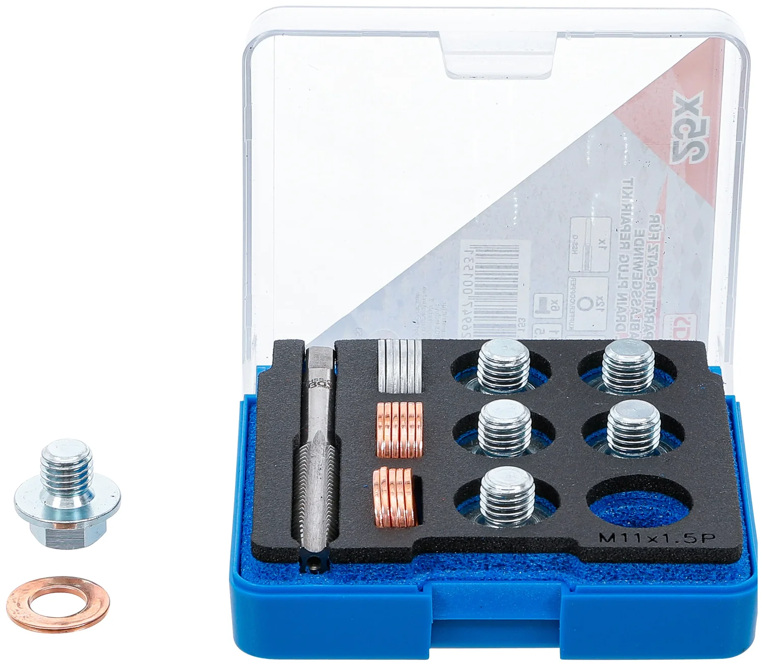 BGS Reparationssæt til olieaftapningsgevind | M11 x 1,5 mm