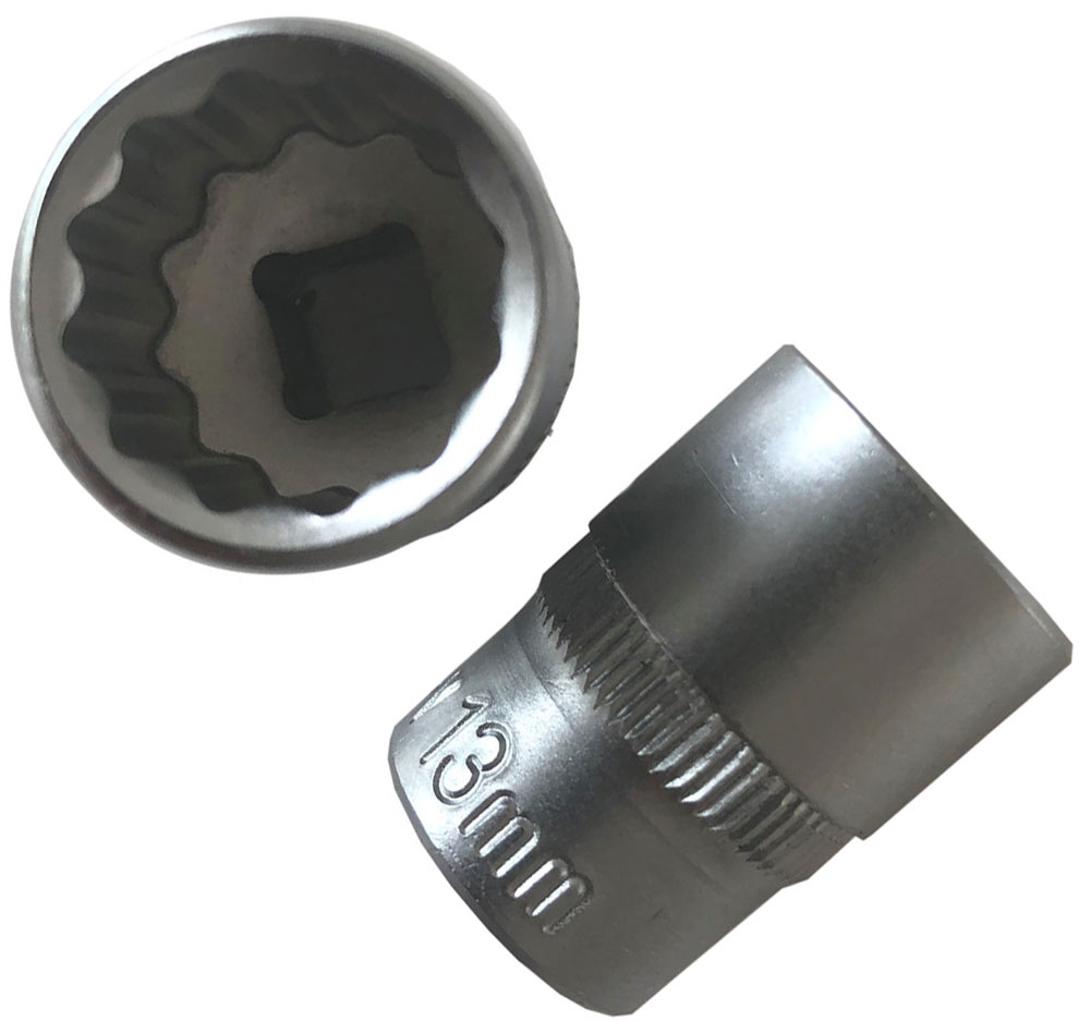 BATO Hylsa kort 1/4" x 4mm. 12kt.