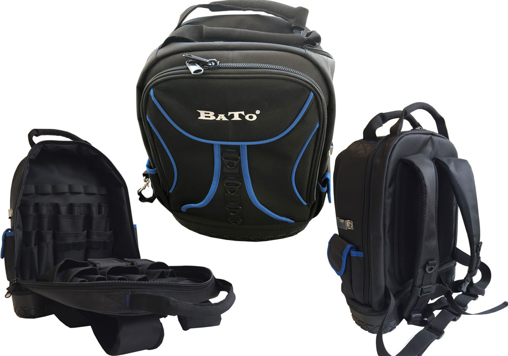 BATO Toolbag "Backpack" with plastic bottom. Textile.