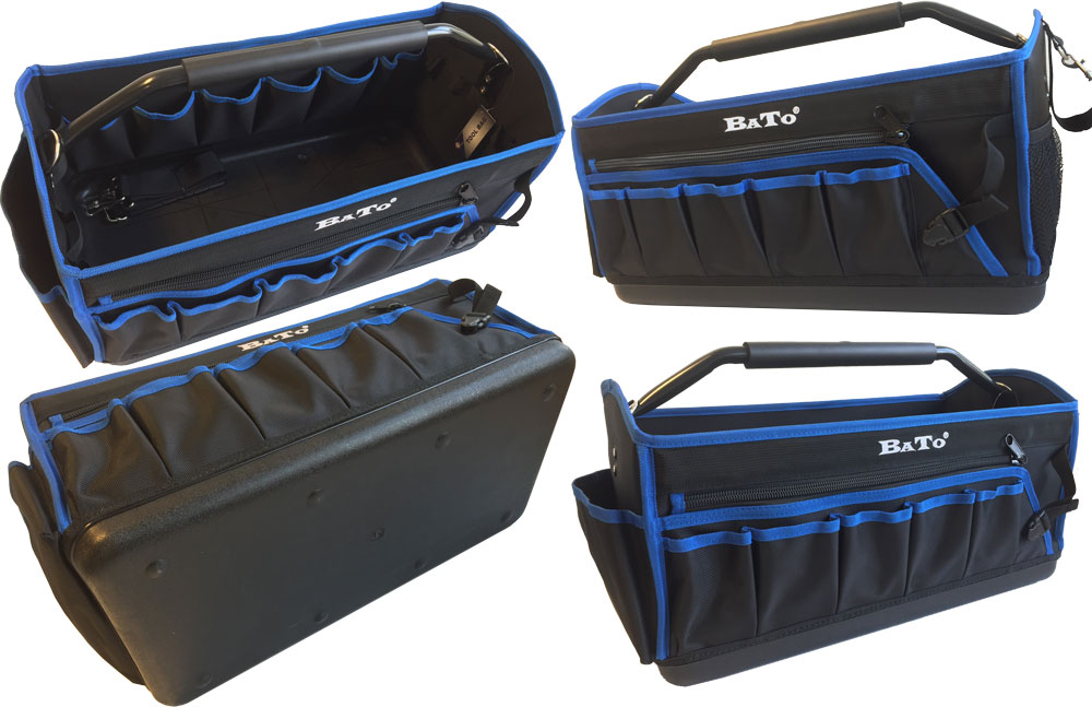 BATO Tool bag "Large" with plastic bottom. Textile.