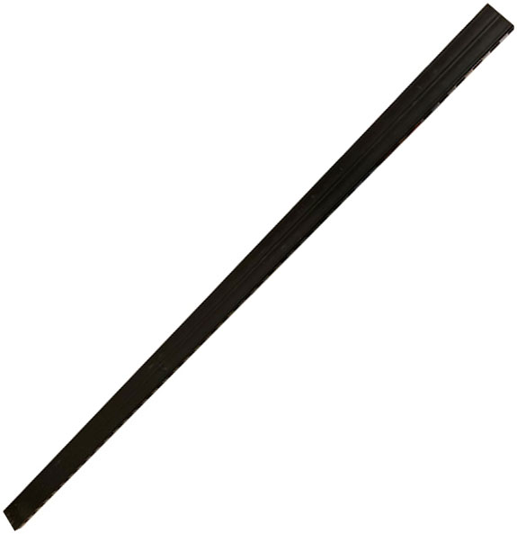 BATO sort stolpe 8x3cm. 210cm lang.