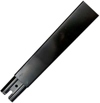BATO sort stolpeforlænger 8x3cm. 210 til 250cm.