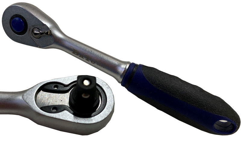 BATO Ratchet wrench 1/4" 48T.