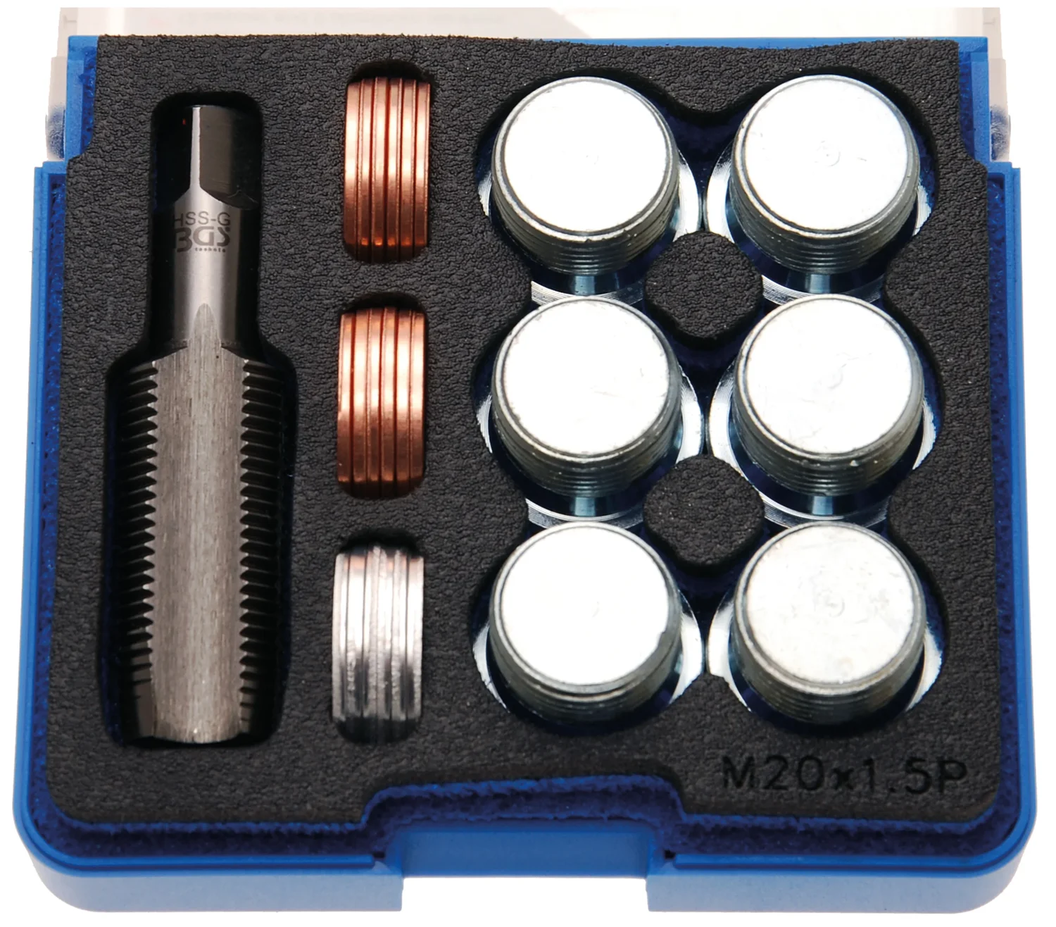BGS Reparationssæt til olieaftapningsgevind | M20 x 1,5 mm