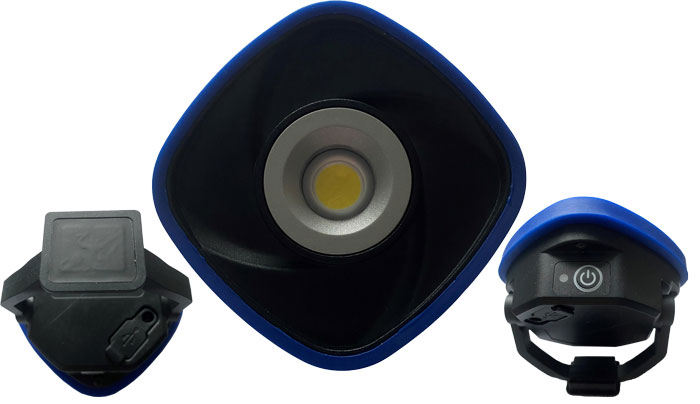 BATO Arbetlampa 6W med flex magnet. 300/600 Lumen. Laddbar.