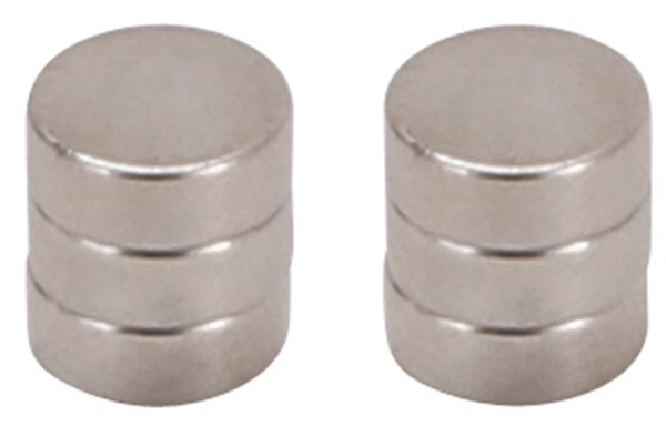 BGS Magnetsæt Ø8mm, 3mm tyk. 6 stk