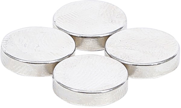BGS Magnetsæt Ø12mm, 3mm tyk. 4 stk