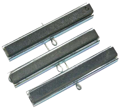 Replacement Jaws for Honing Tool BGS 1156, Jaws 50mm, K 220, 3 pcs.