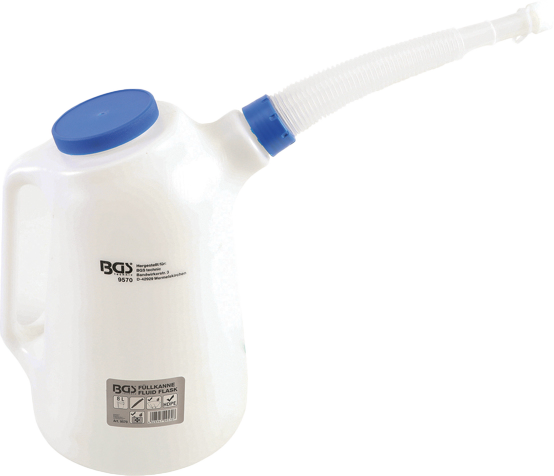 Fluid Flask with flexible spout and lid, 8L