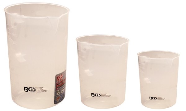 BGS Påfyldningskande sæt 3 dele 500/1000/2000ml.