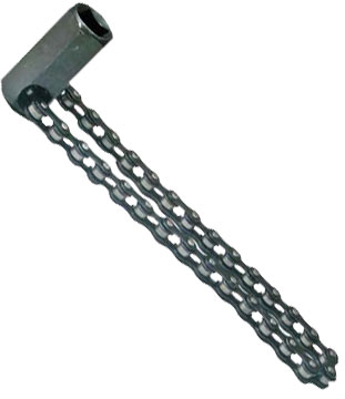 Universal Oil Filter Chain Wrench, 12.5mm 1/2" Drive, Ø100mm