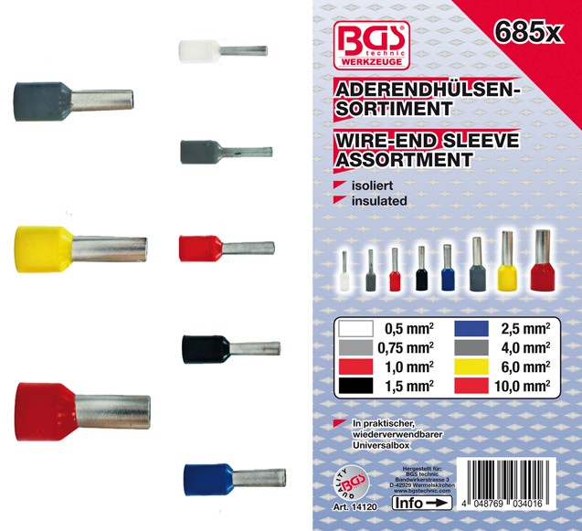 BGS Terminalrørssortiment isoleret. 685 dele