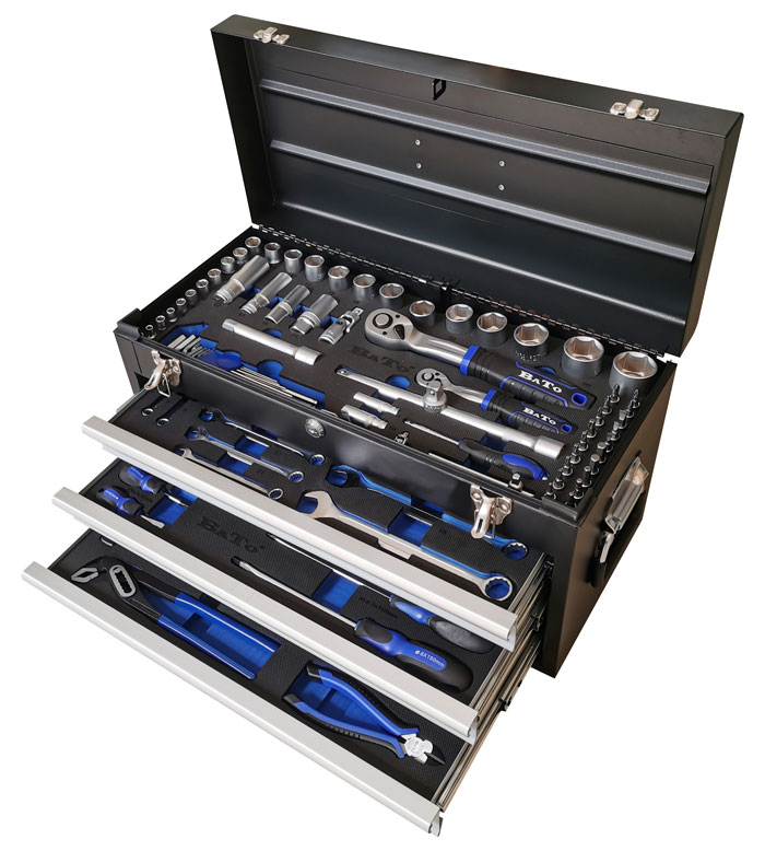 BATO Set of tools 99 parts. 3 drawers.