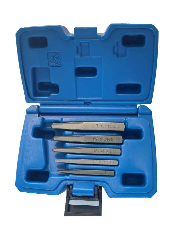 BATO Screw and thread extractor set, model square 3-10mm. 5 unit 