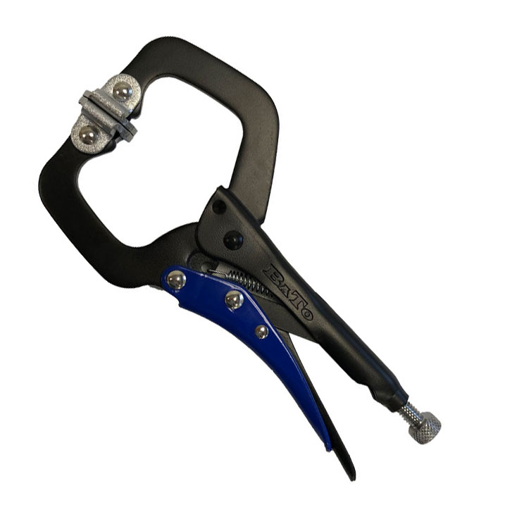 BATO Welding pliers/holding pliers CSW 6" 150mm. Gap 0-36mm. C-jaw with swivel pressure shoe