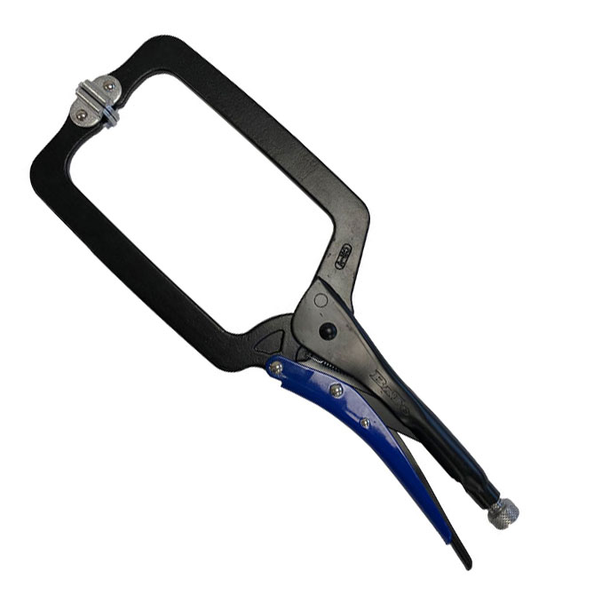 BATO Welding pliers/holding pliers CSW 14" 355mm. Gap 0-110mm. C-jaw with swivel pressure shoe