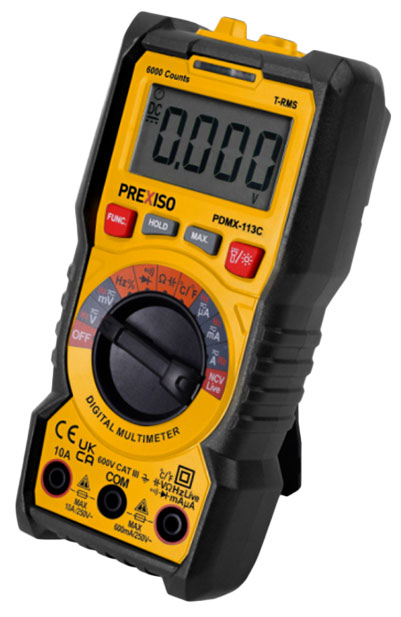 PREXISO PDMX-113C Digitalt multimeter AC/DV 600V