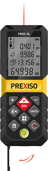 PREXISO P65E-8L Afstandsmåler 0,05-65m