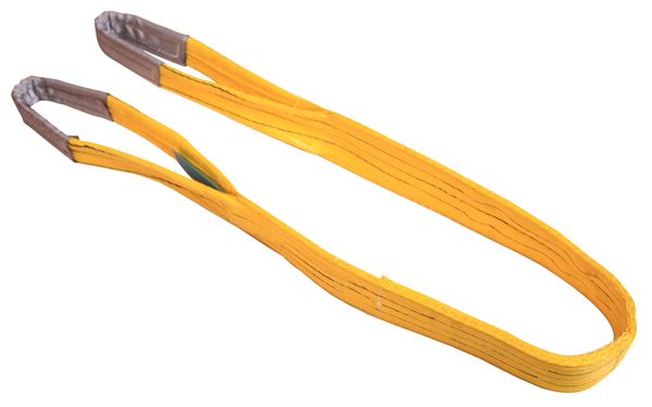 BATO Båndstrop WLL 2-øje 3 tons x 1m. Gul.