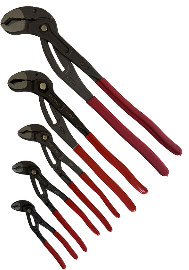BATO Polygrip tångsats Mamba Grip med Quick justering 175-250-300-400-600mm. 5 delar
