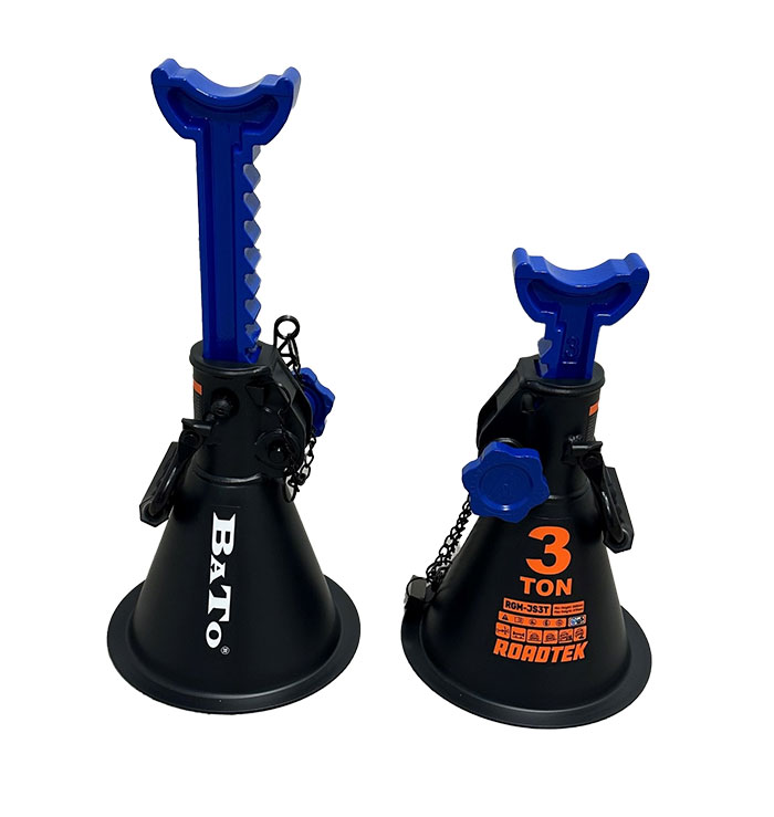 BATO Heavy Duty jack stands 3 ton. 2 pieces Chap. 285-419mm.