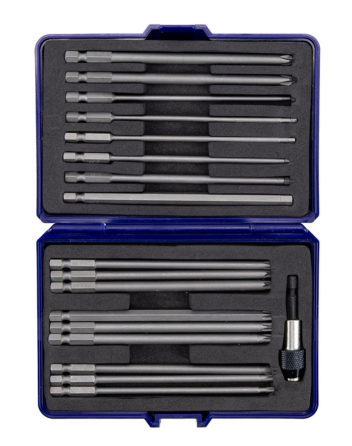 BATO 1/4" Bitssæt lang 127mm. 18 dele