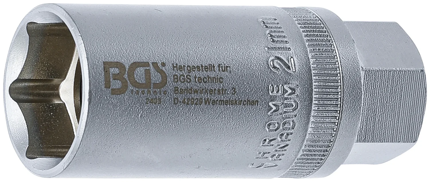 BGS Tændrørstop sekskant | 12,5 mm (1/2") | 21 mm