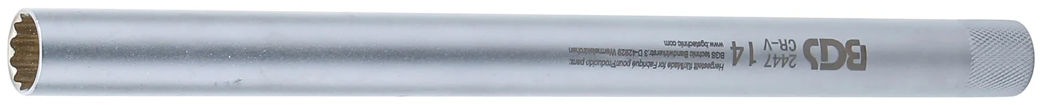 BGS Tændrørstop med magnet, tolvkant, ekstra lang | 10 mm (3/8") | 14 mm