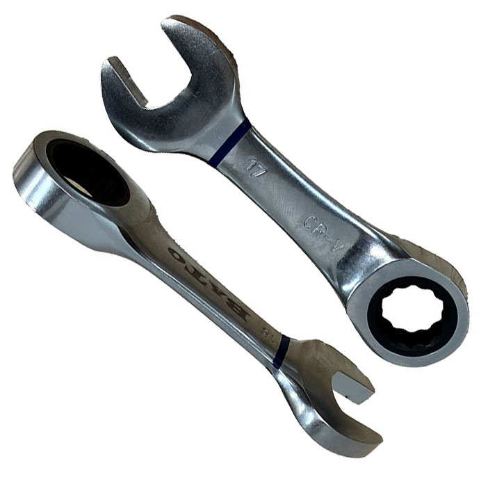 BATO Ring ratchet wrench stubby straight 8mm.