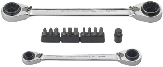 BATO 4-in-1 Ringratchet wrench 8-19mm.