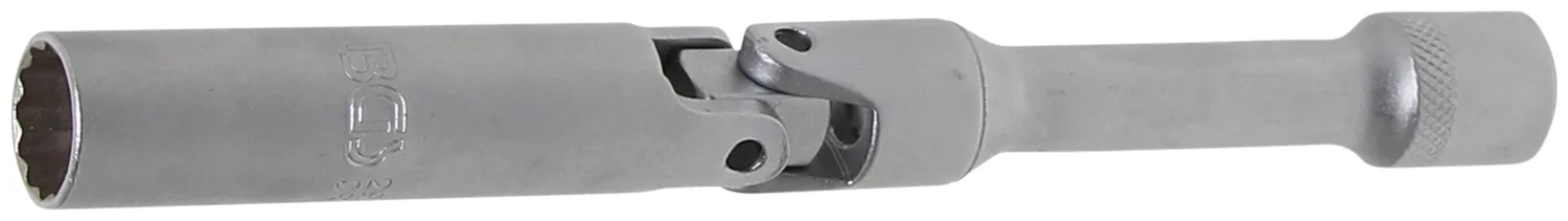 BGS Leddelt tændrørstop tolvkant, ekstra lang | 10 mm (3/8") | 14 mm