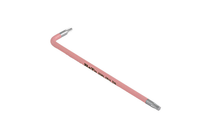 BATO Stiftnøgle farvet pink lang Torx 10 x 90mm.