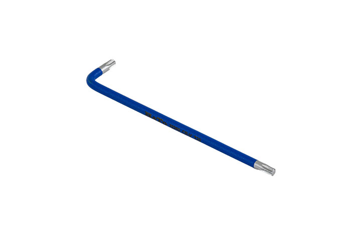 BATO Stiftnøgle farvet blå lang Torx 20 x 112mm.