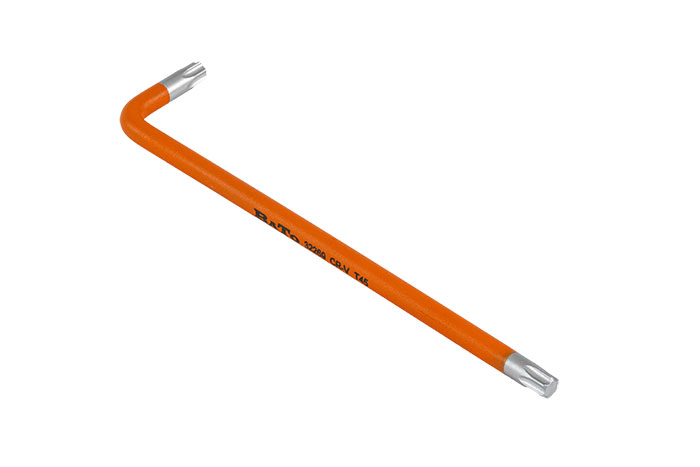 BATO Stiftnøgle farvet orange lang Torx 45 x 200mm.