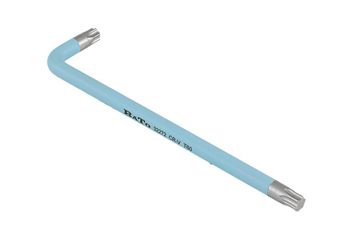 BATO Stiftnøgle farvet lyseblå lang Torx 60 x 280mm.