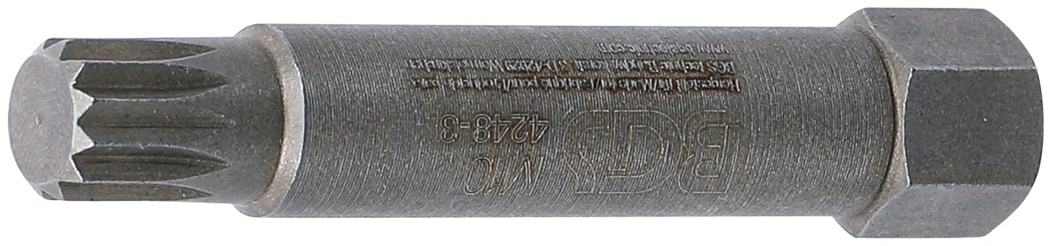 BGS Specialbit til afmontering af remhjul på generatorer | indvendig multitand (til XZN) M10 x 64 mm
